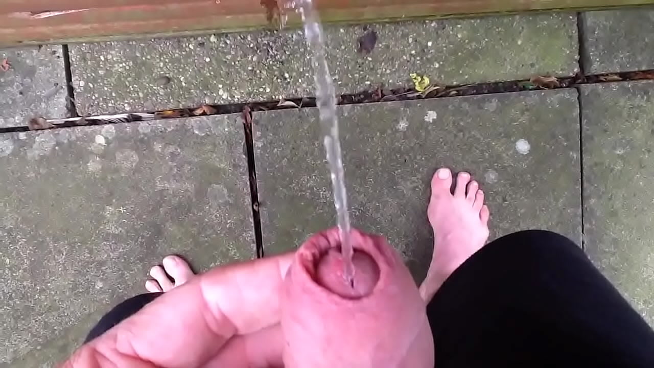 Pissing outside