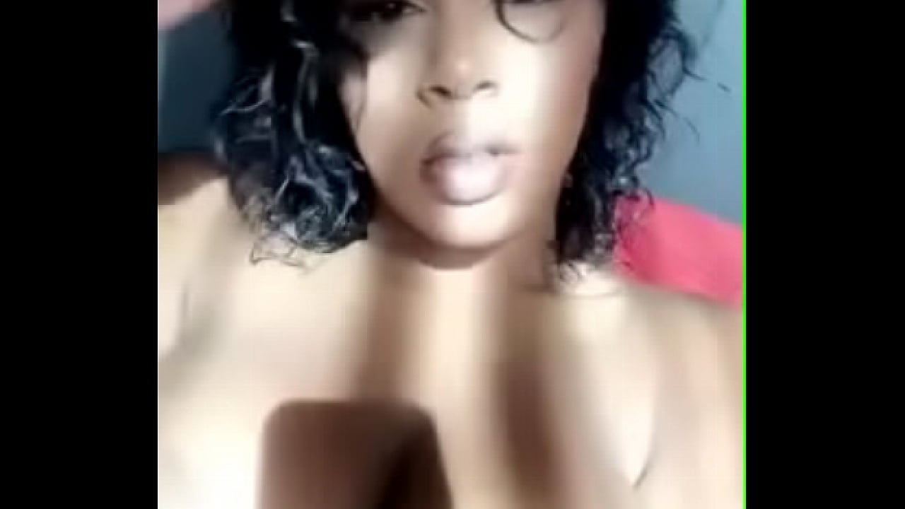 Ebony pussy rubbing