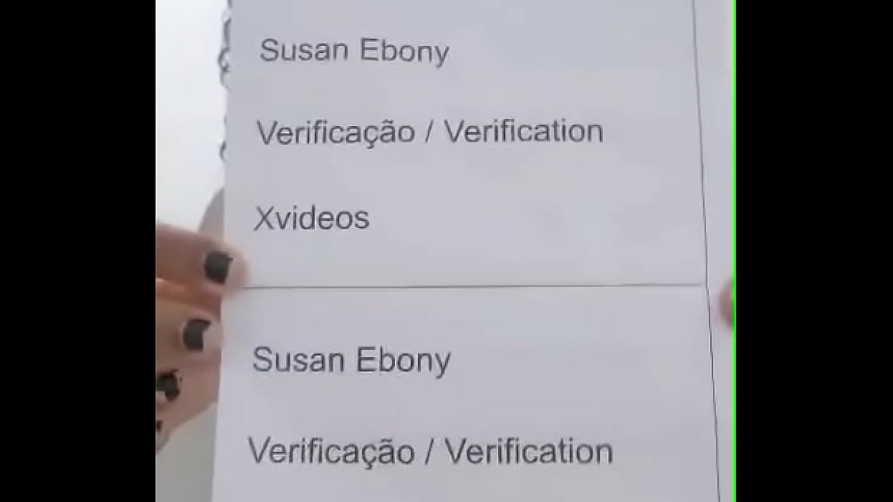 Vídeo de verificação