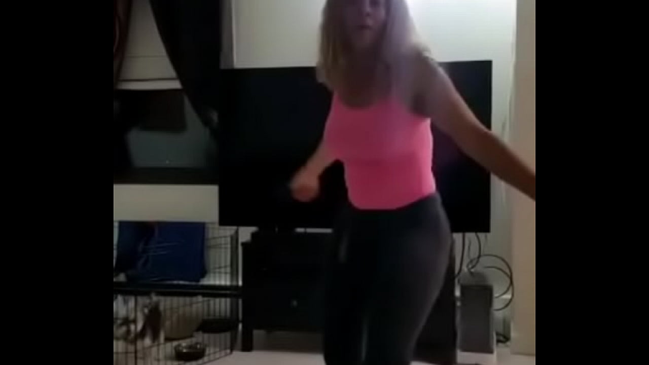 My step Mom shaking her fat ass