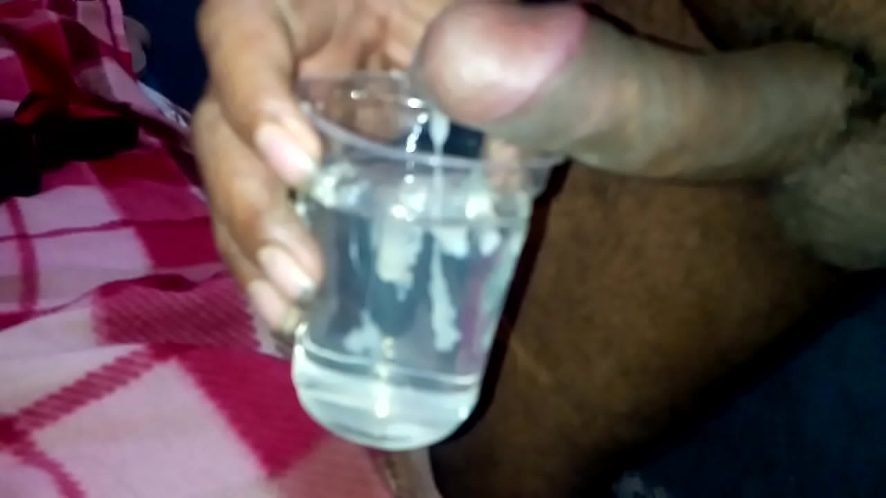 cum in glass of water