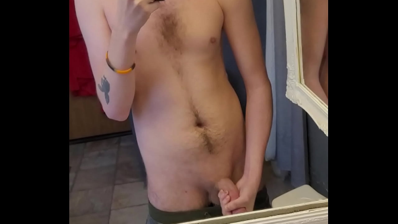 Jacking off in sink
