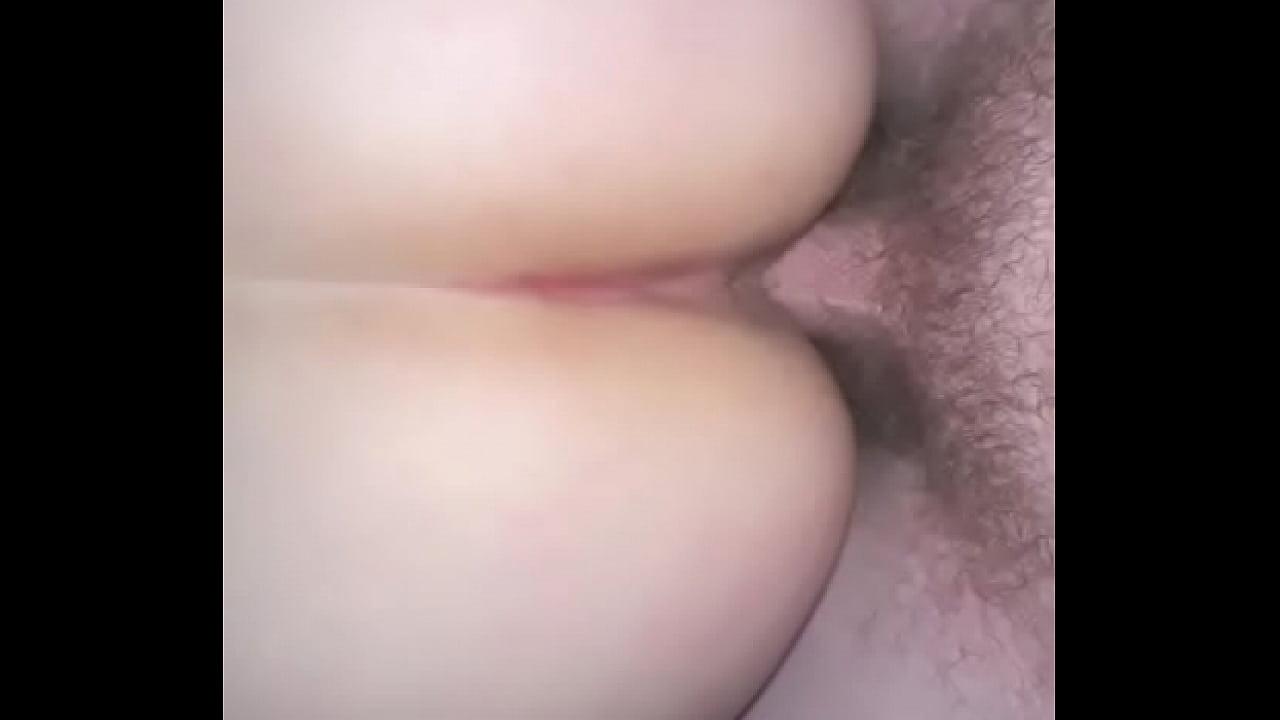 White teen gets filled up after rough fuck