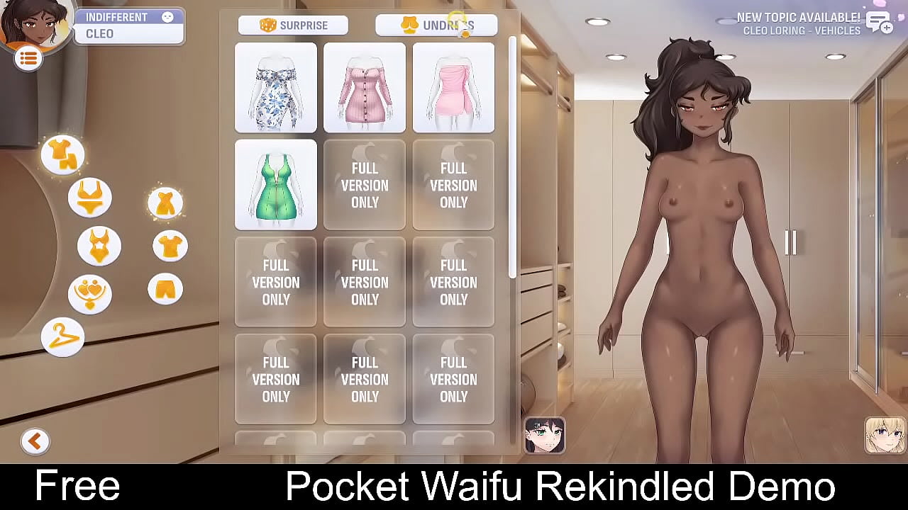 Pocket Waifu Rekindled (Free Steam Demo Game) Visual Novel