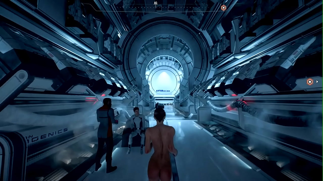Naked Female Character in Mass Effect Andromeda