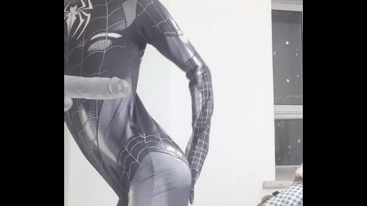 Spider boy craves big cock like a slut