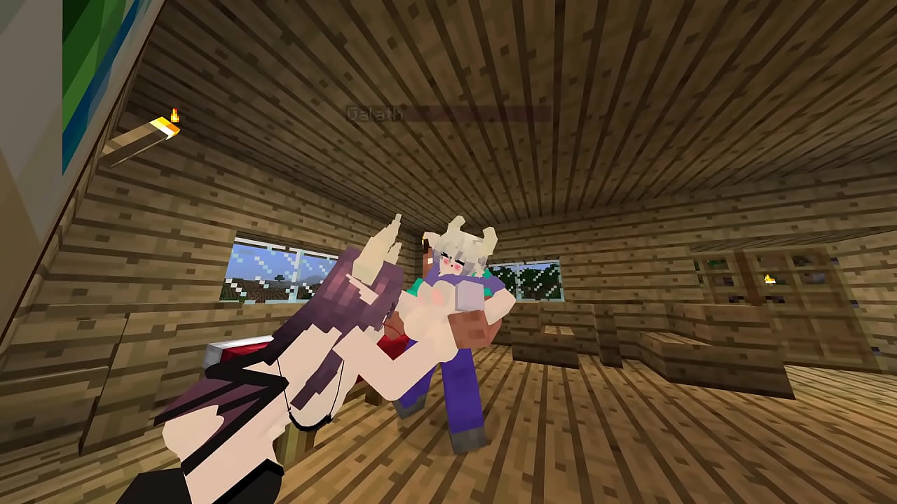 Minecraft succubus gets fucked hard