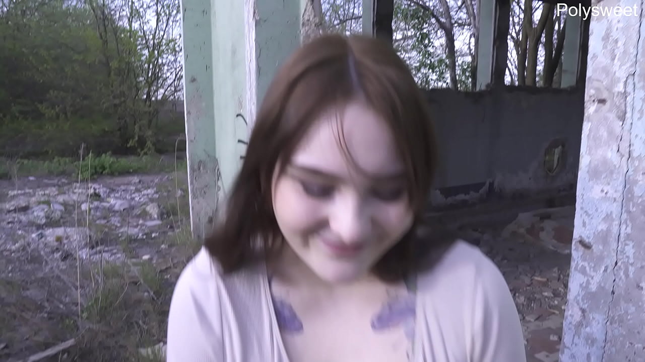 Russian blowjob at an abandoned construction site
