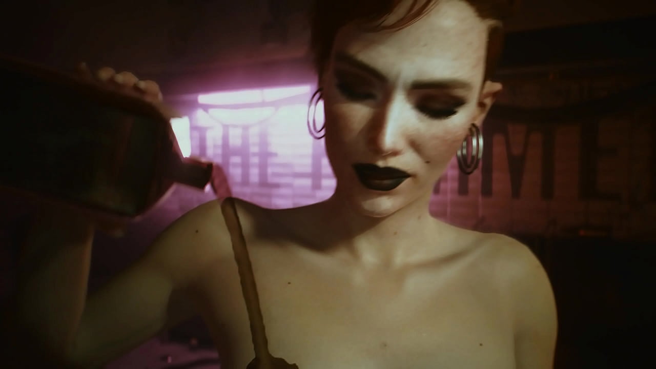 Aurore Cassel Cyberpunk 2077 Animated Sex Scene | Hammer Club Backstage Edit | Lizzie's Braindance Mod