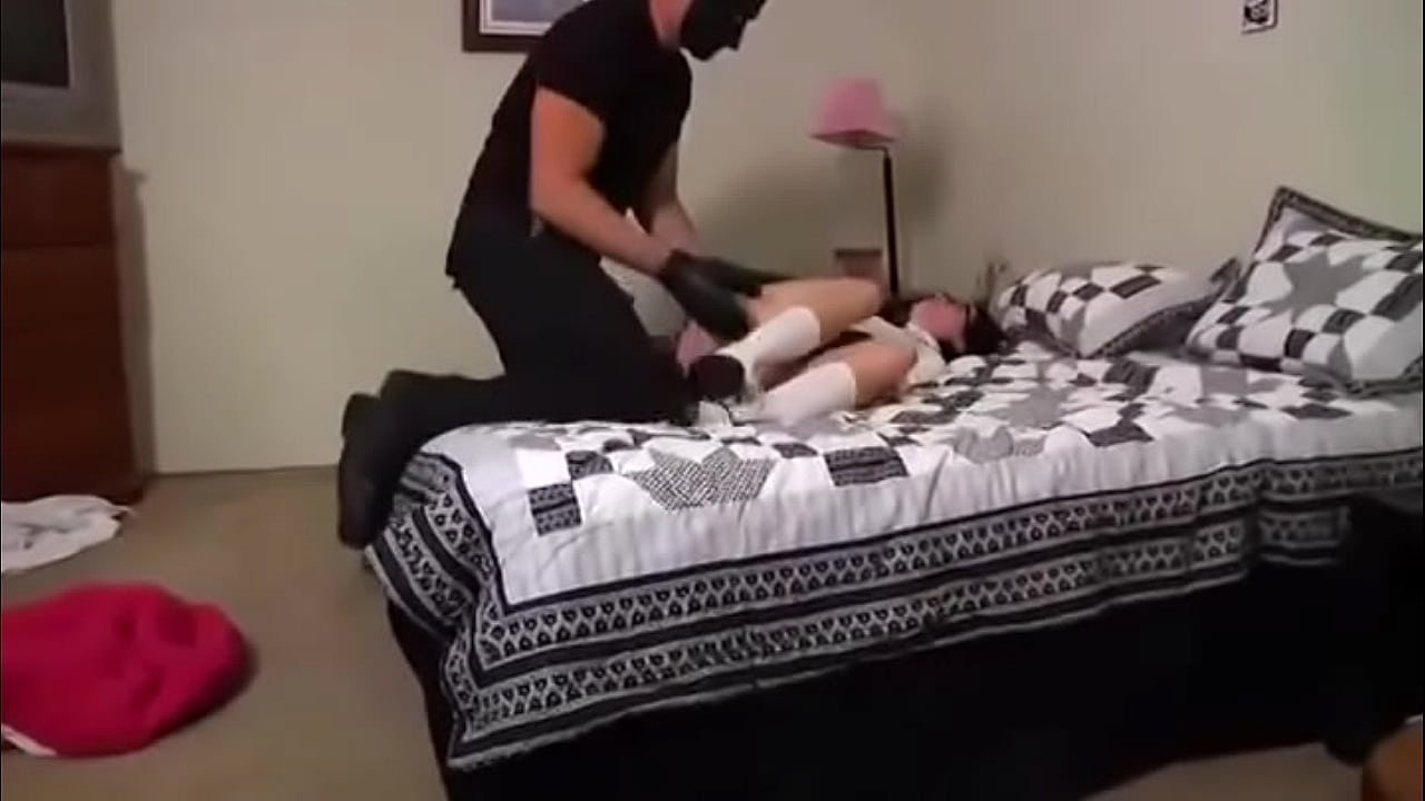 Cute  fucked and strangled by a psychopath...