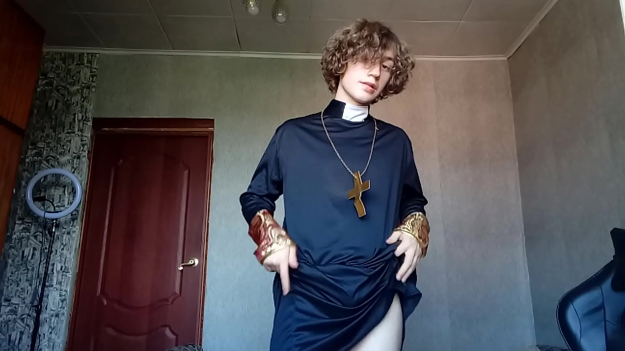 Do you like this priest outfit? I can take it off for you...