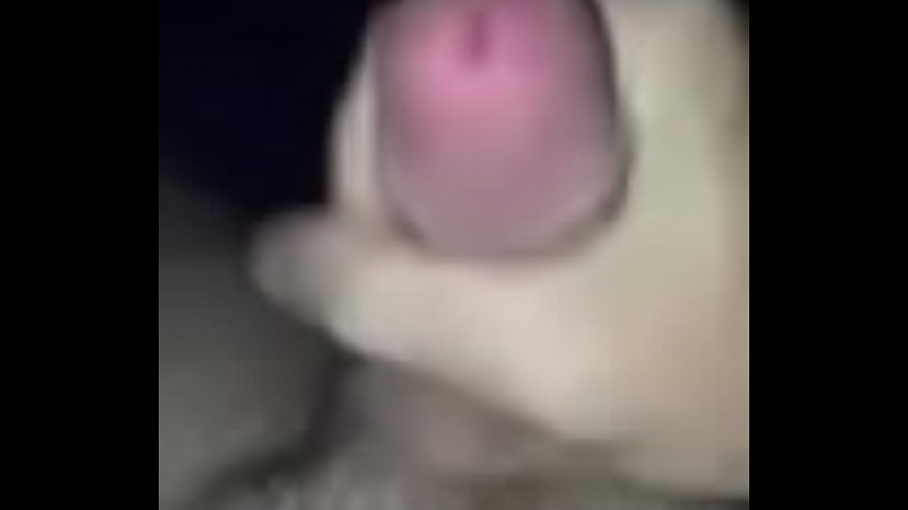 Stroking my cock in bed