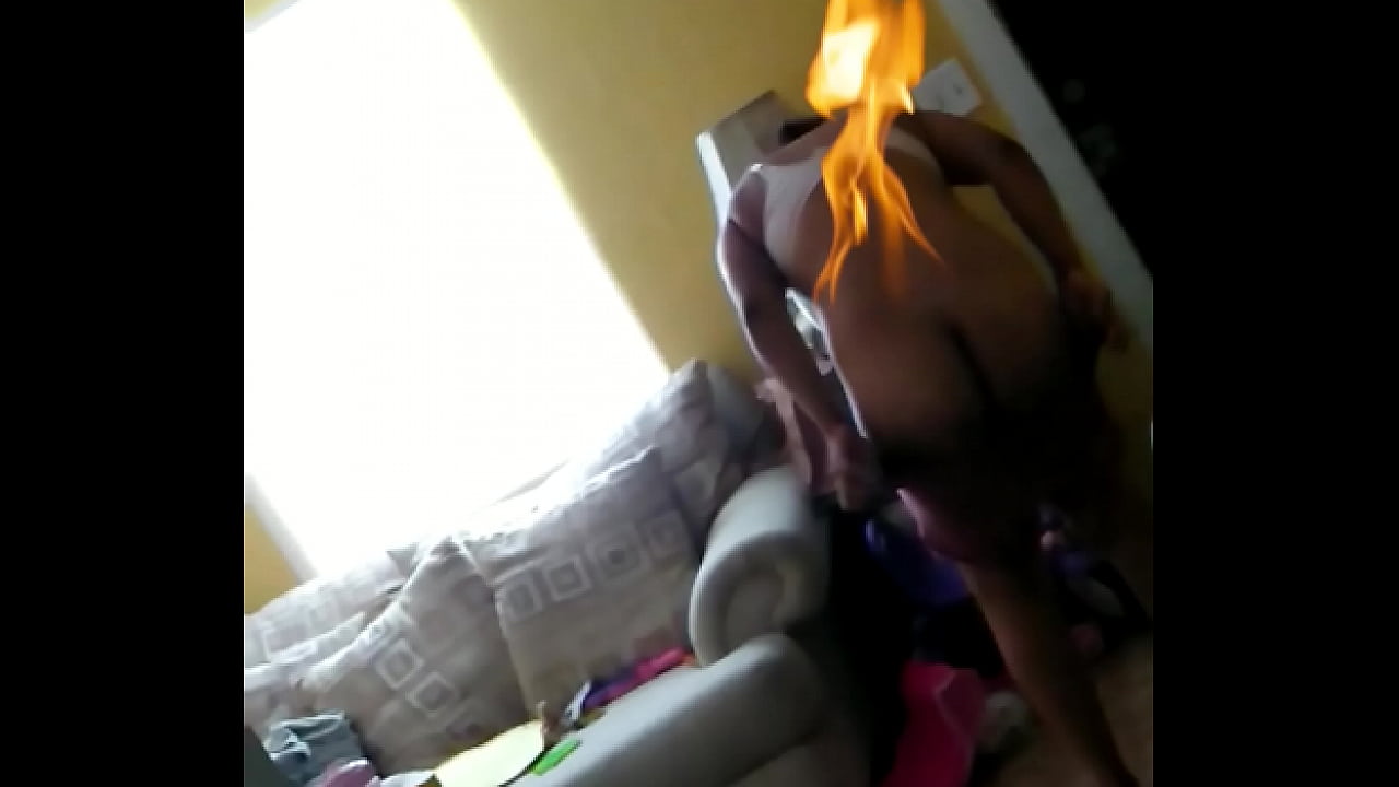 Sexy ass on flames