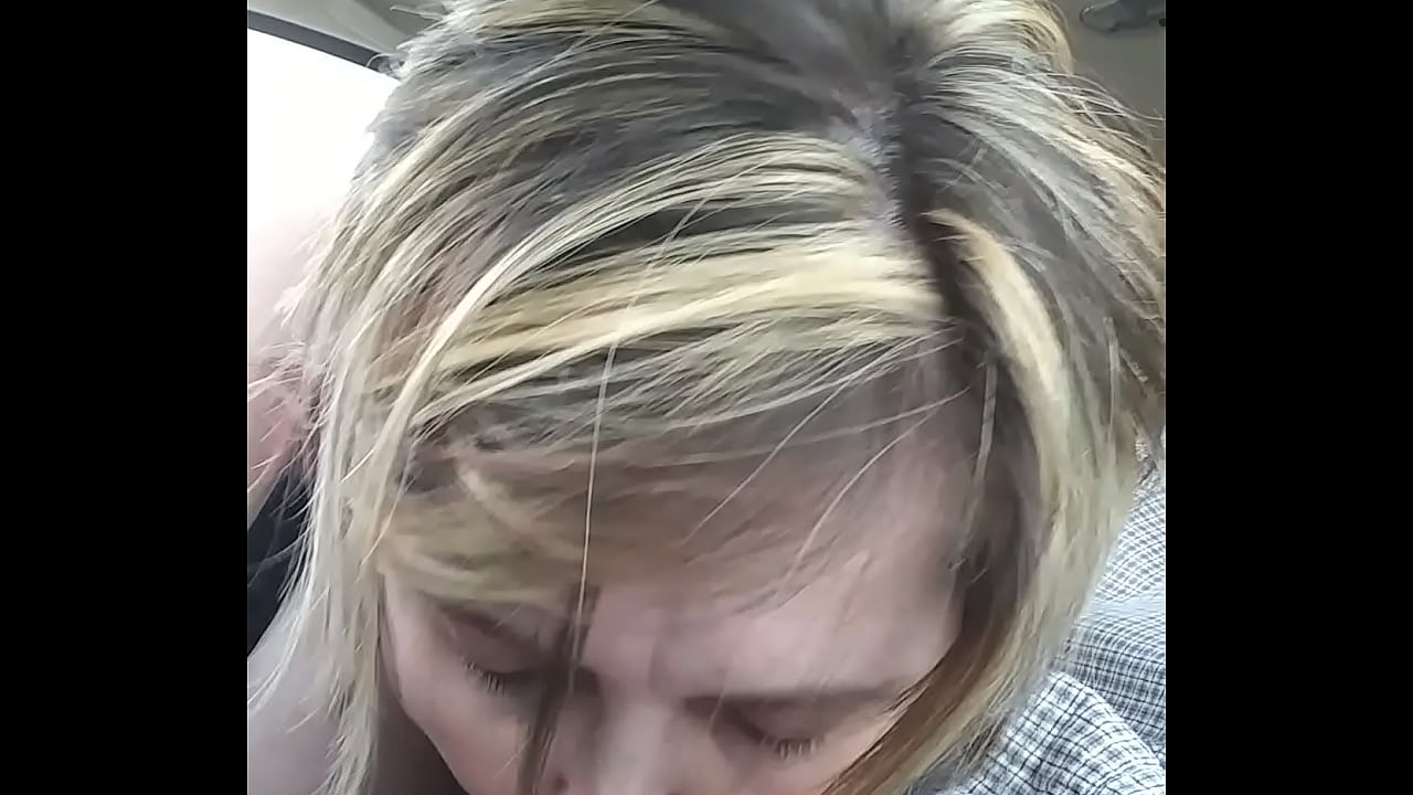 Bbw giving head in car.