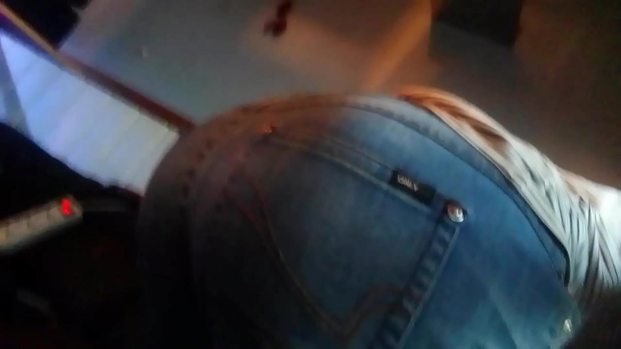 Denim butt jeans
