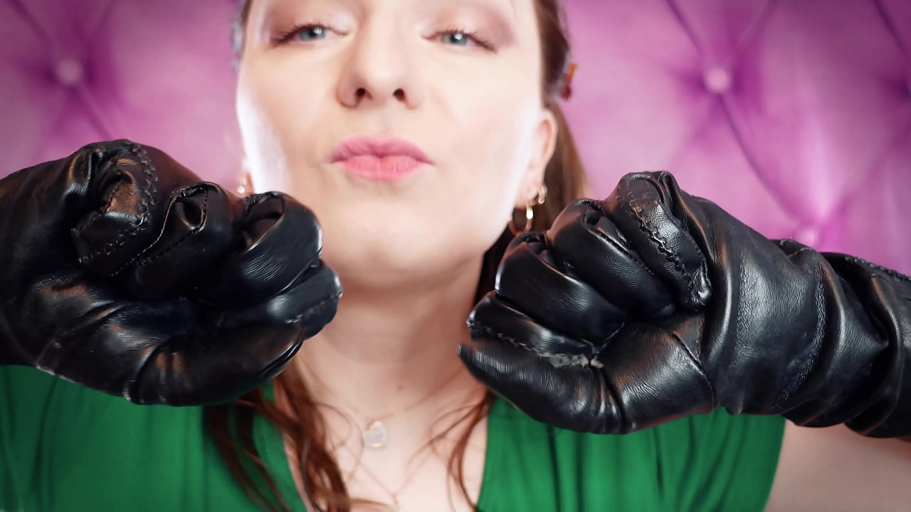 ASMR: my VERY old vegan-leather gloves (Arya Grander) SFW sounding fetish video