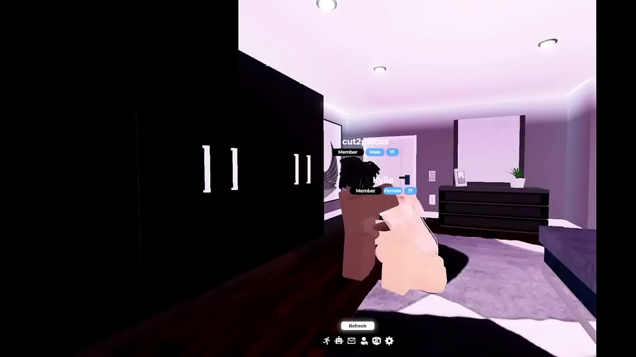 snowbunny gets dicked down by her master in roblox (condo)