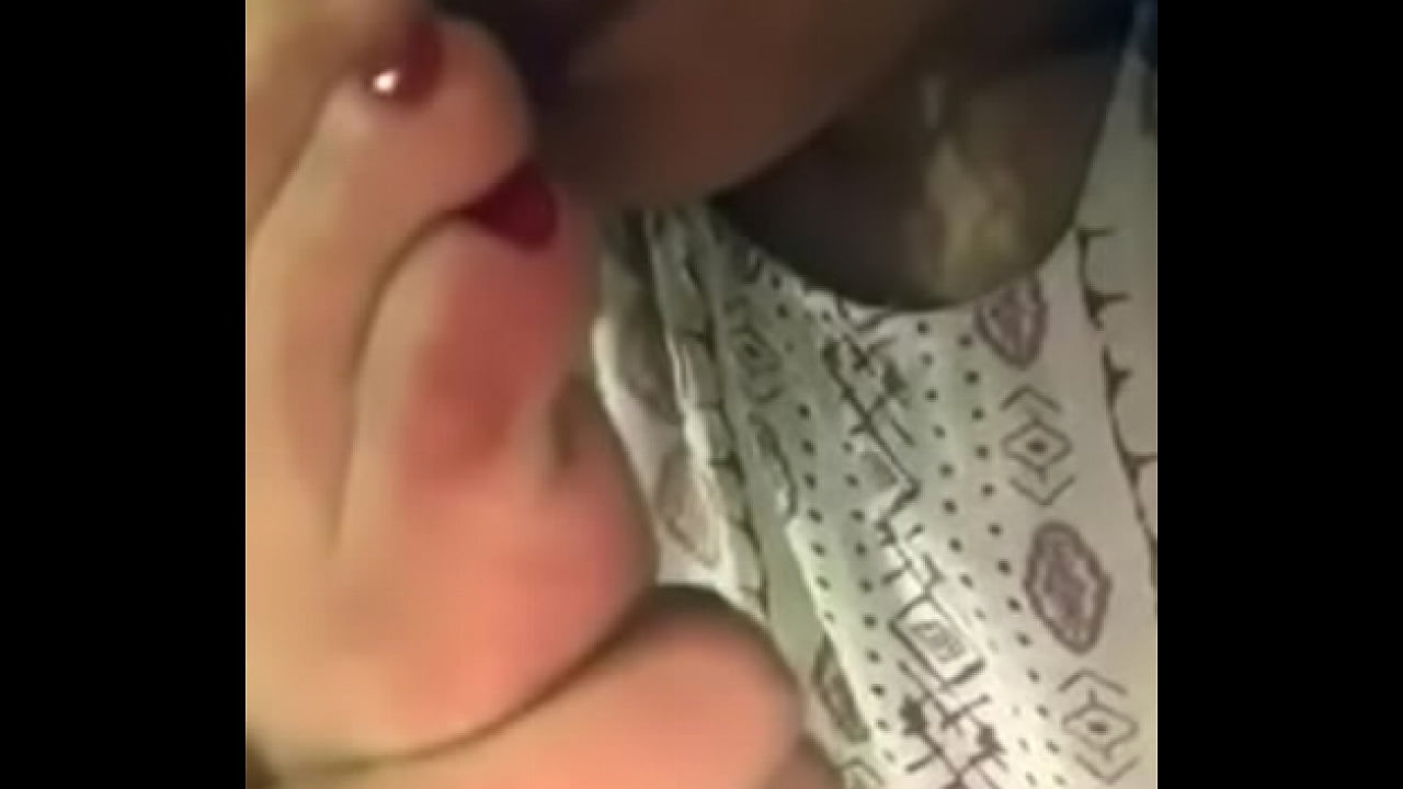 sucking her feets Part1