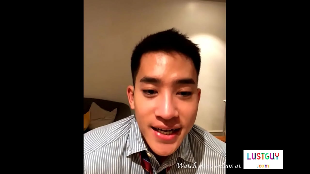 I chat with a handsome Thai guy on the video call. To watch more videos like this, you can visit Lustguy.com and start following us