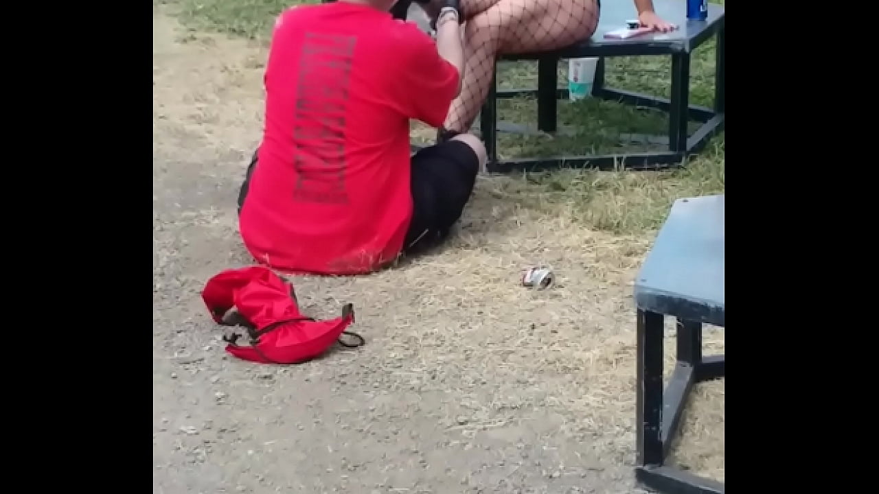 FlipFlop The Clown worshipping dirty and muddy women's boots at the 2018 Gathering of the Juggalos