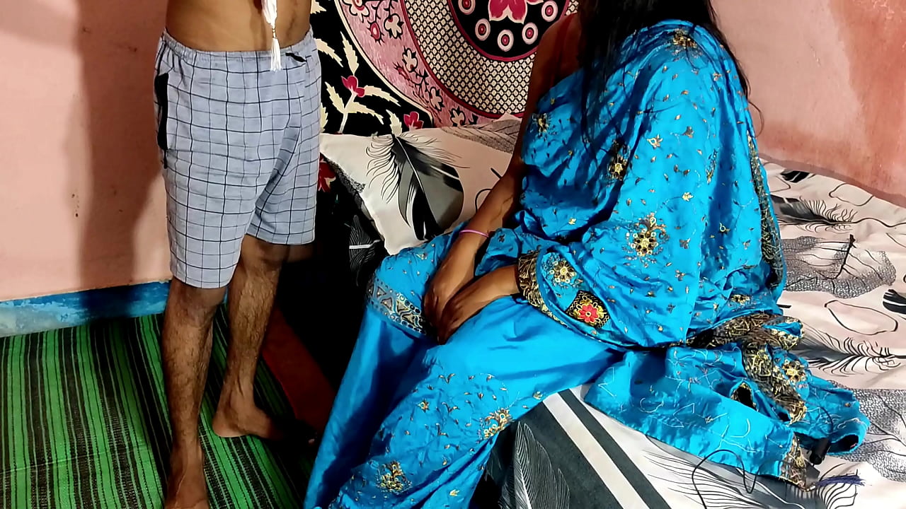 Horny mistress got fucked by servant Ramu desi hindi village sex