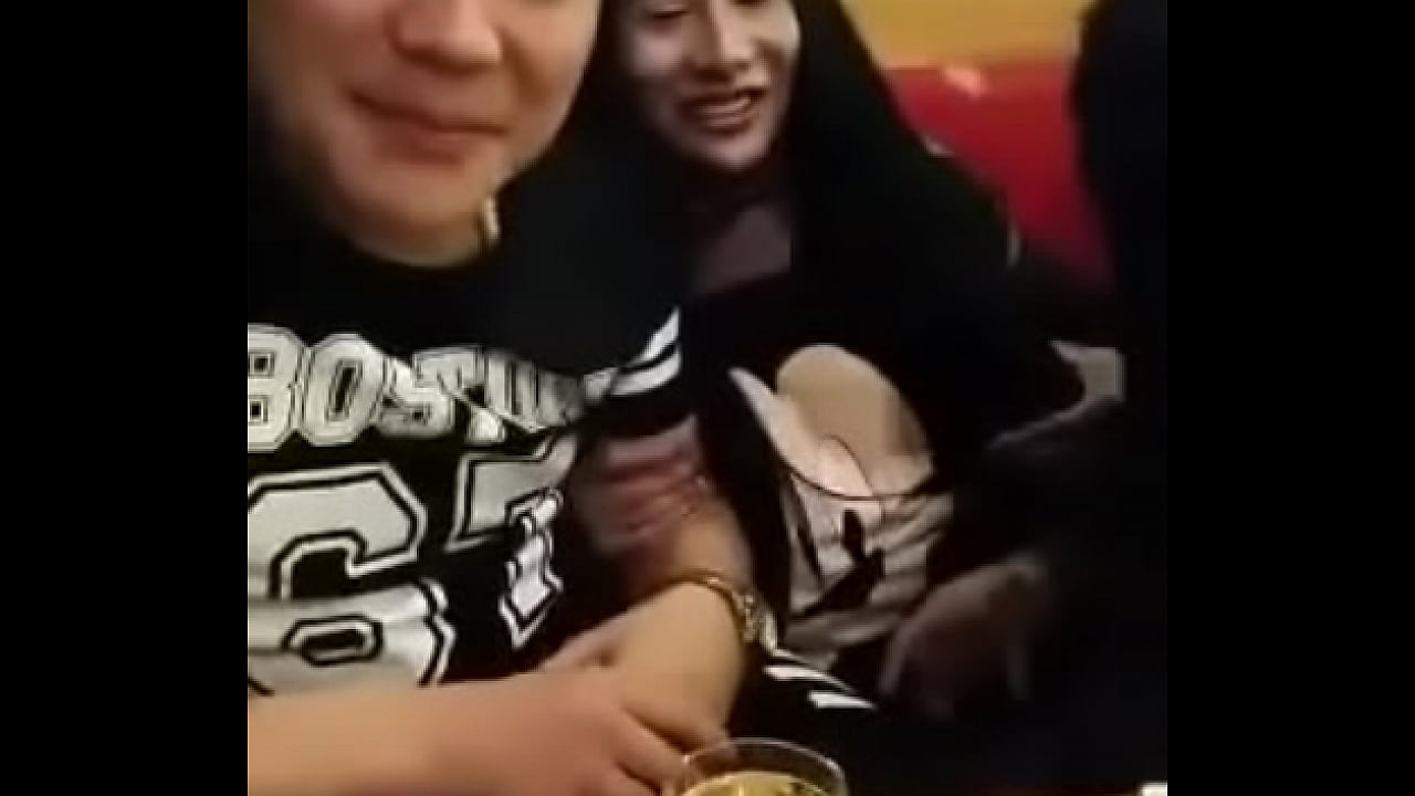 Public blowjob in restaurant asia