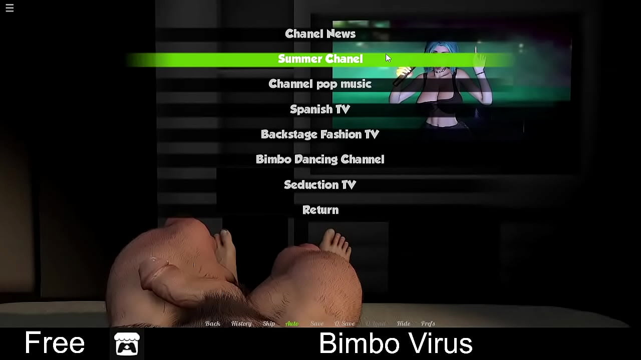 Bimbo Virus (free game itchio) Visual Novel