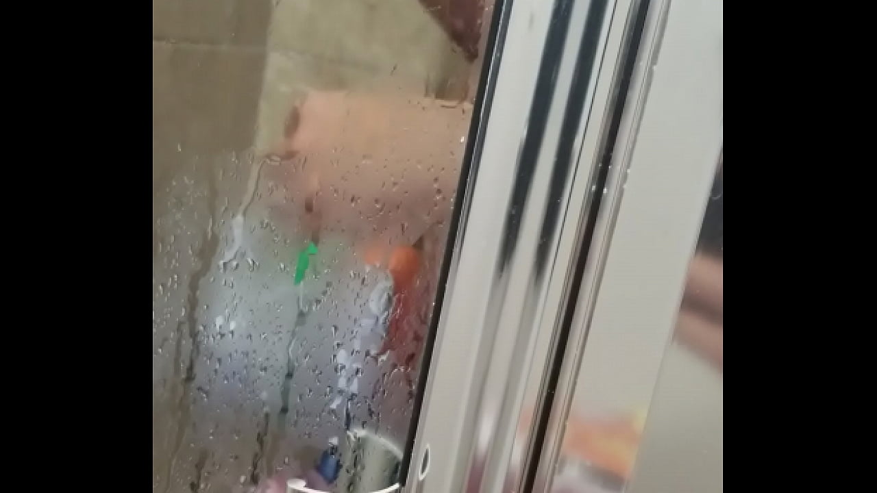Spying on wife in the shower