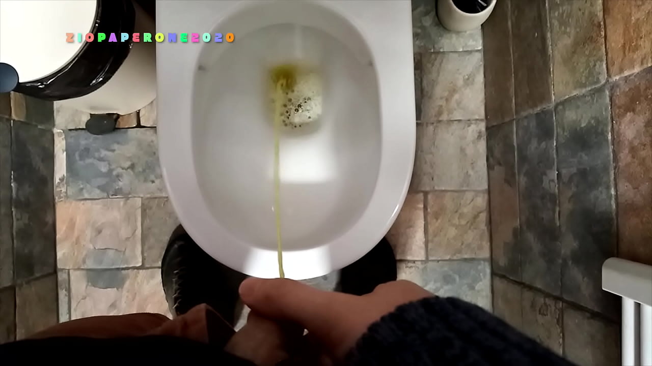 After eating, I go to piss in a public toilet (by Ziopaperone2020's bladder)