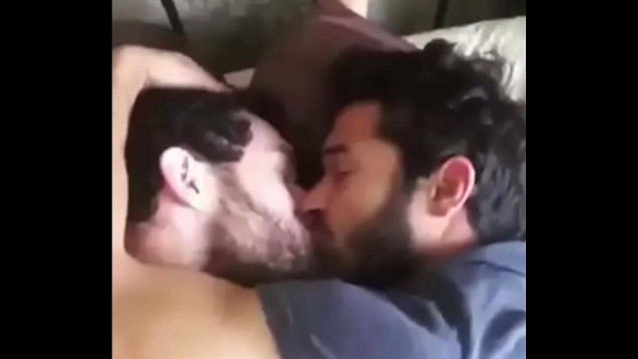 One Indian guy kissing another Indian guy on lips | gaylavida.com