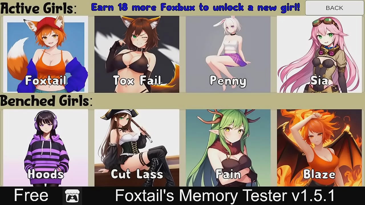 Foxtail's Memory Tester (free game itchio )  Puzzle