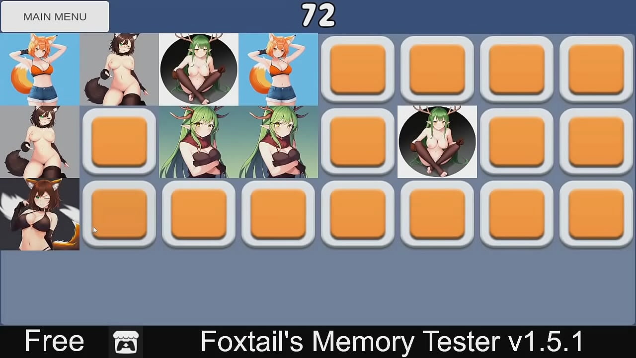 Foxtail's Memory Tester (free game itchio )  Puzzle