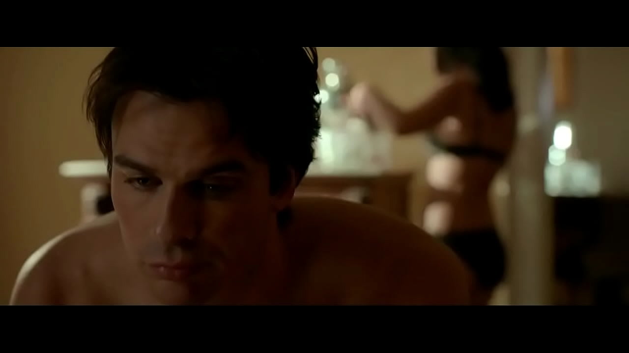 Alex Mauriello Hot Dance in Black Lingerie - The Vampire Diaries