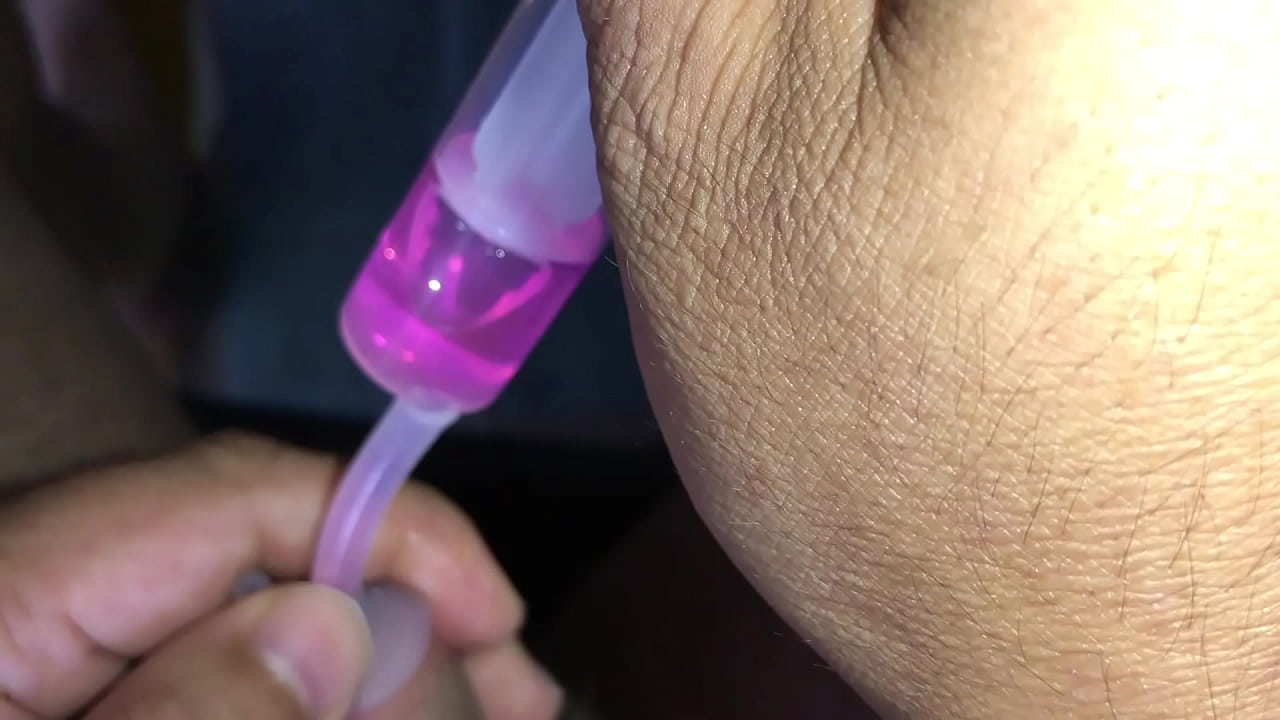 Masturbate with lotion in the urethra #2