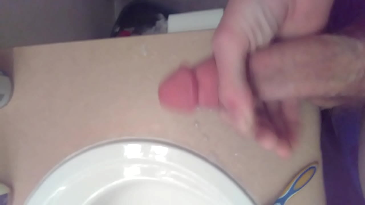 Young guy leaves morning cumshot surprise for maid to clean up.