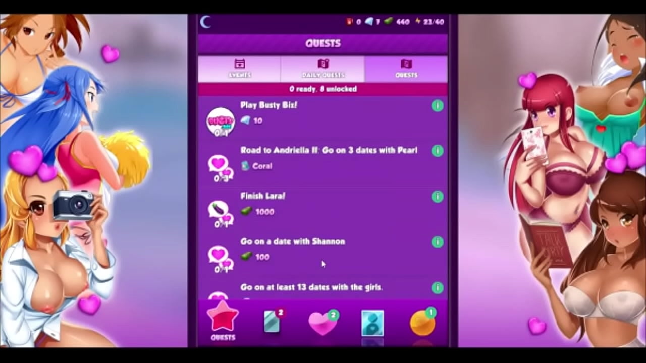 Booty Call Part 1 - Mobile style game with sexy girls