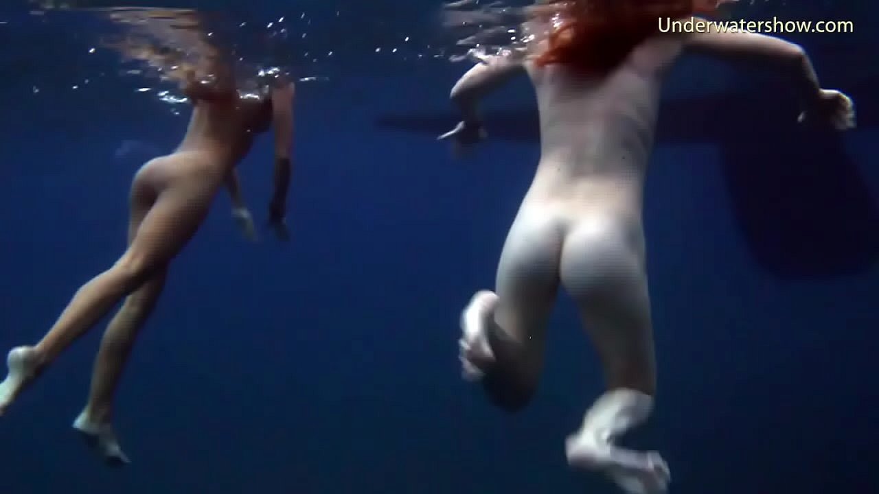 Underwater erotics with hot girls in the sea