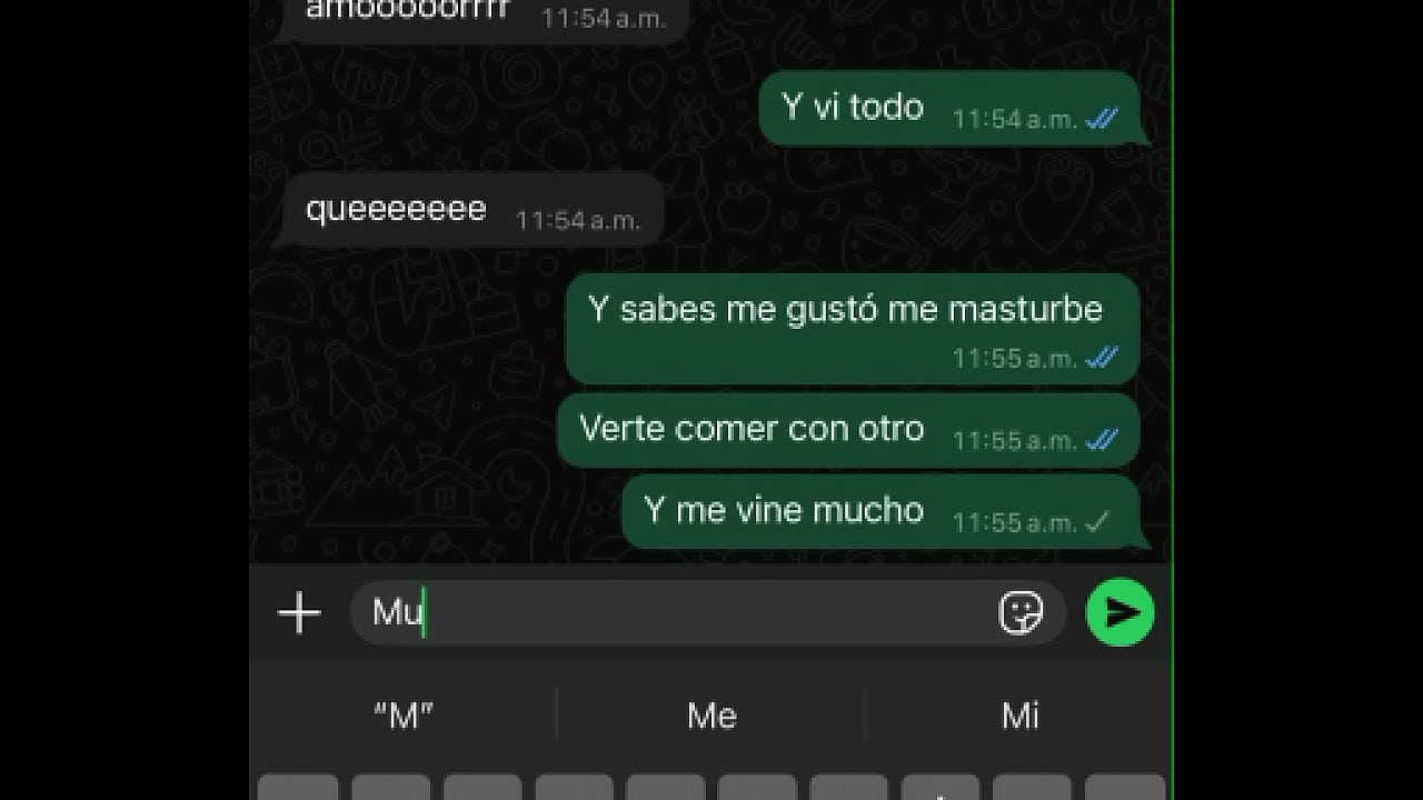 Descubro a mi novia puta por whats con su amante parte 1