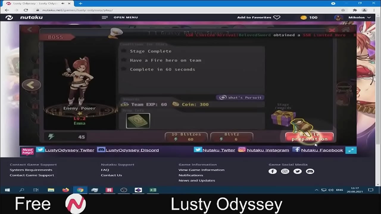 Lusty Odyssey( free game nutaku ) RPG