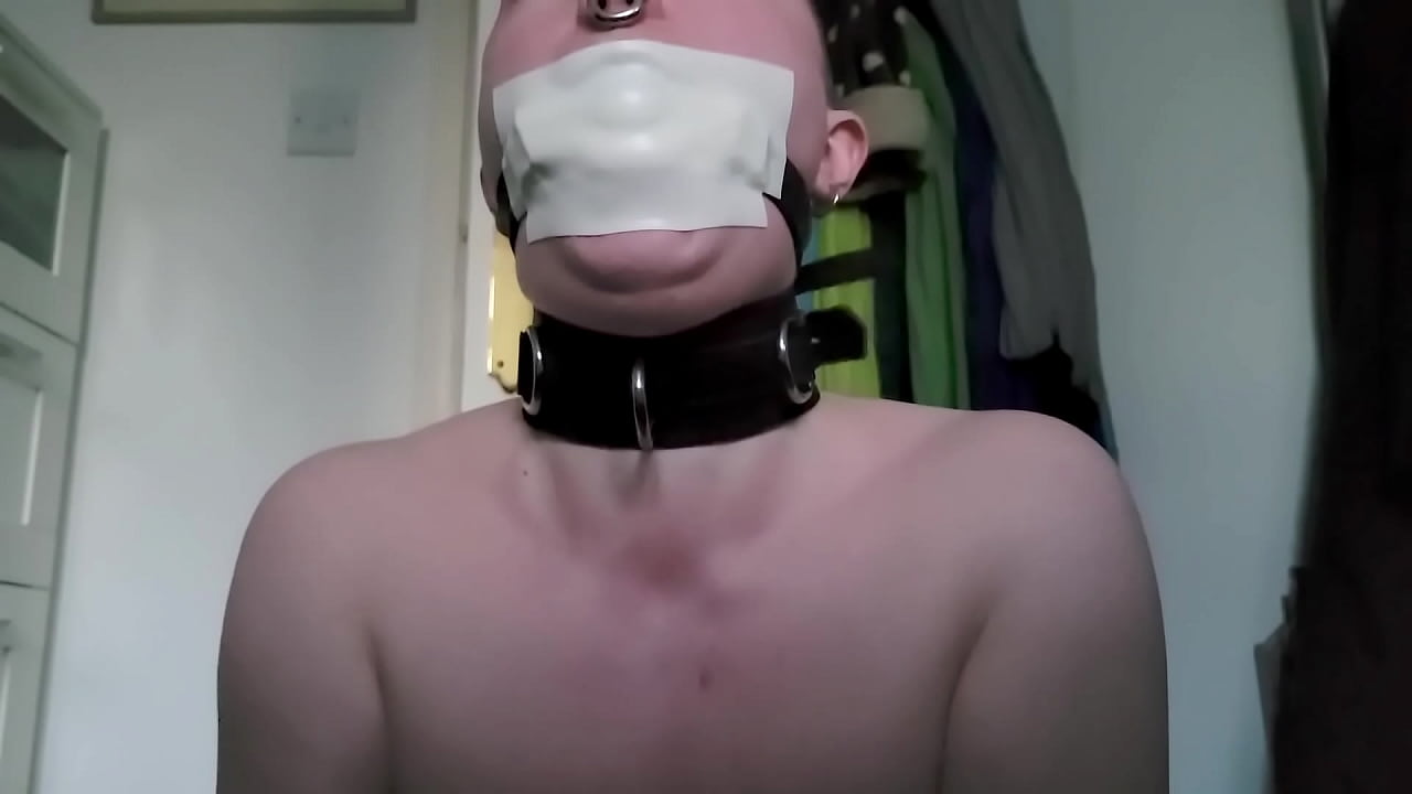Deepthroat Gag Taped-in Masturbation - Private Moments