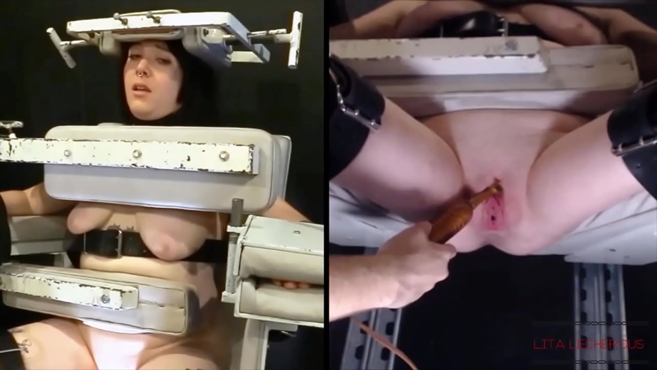 Orgasm Challenge in Academy Bondage Chair