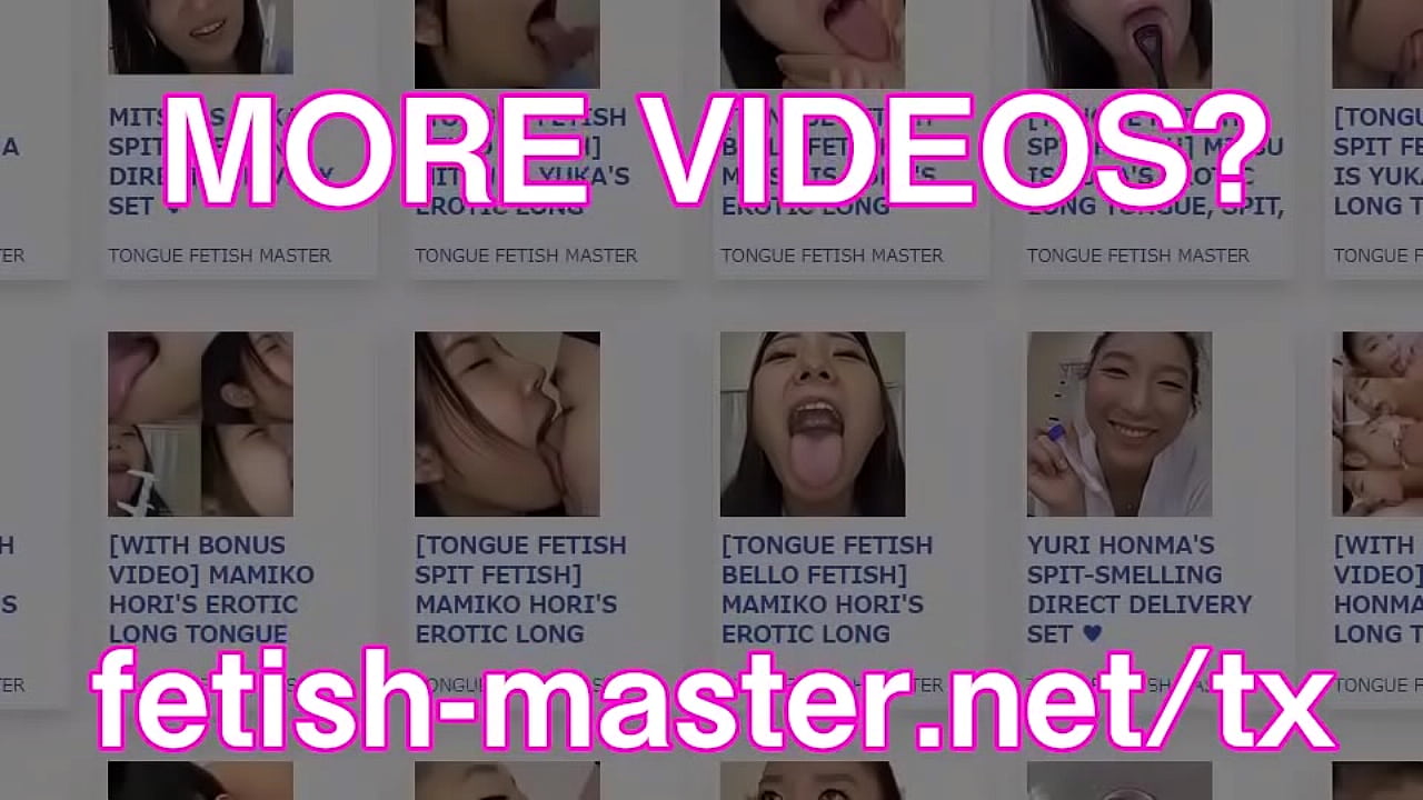 Japanese Asian Tongue Spit Fetish