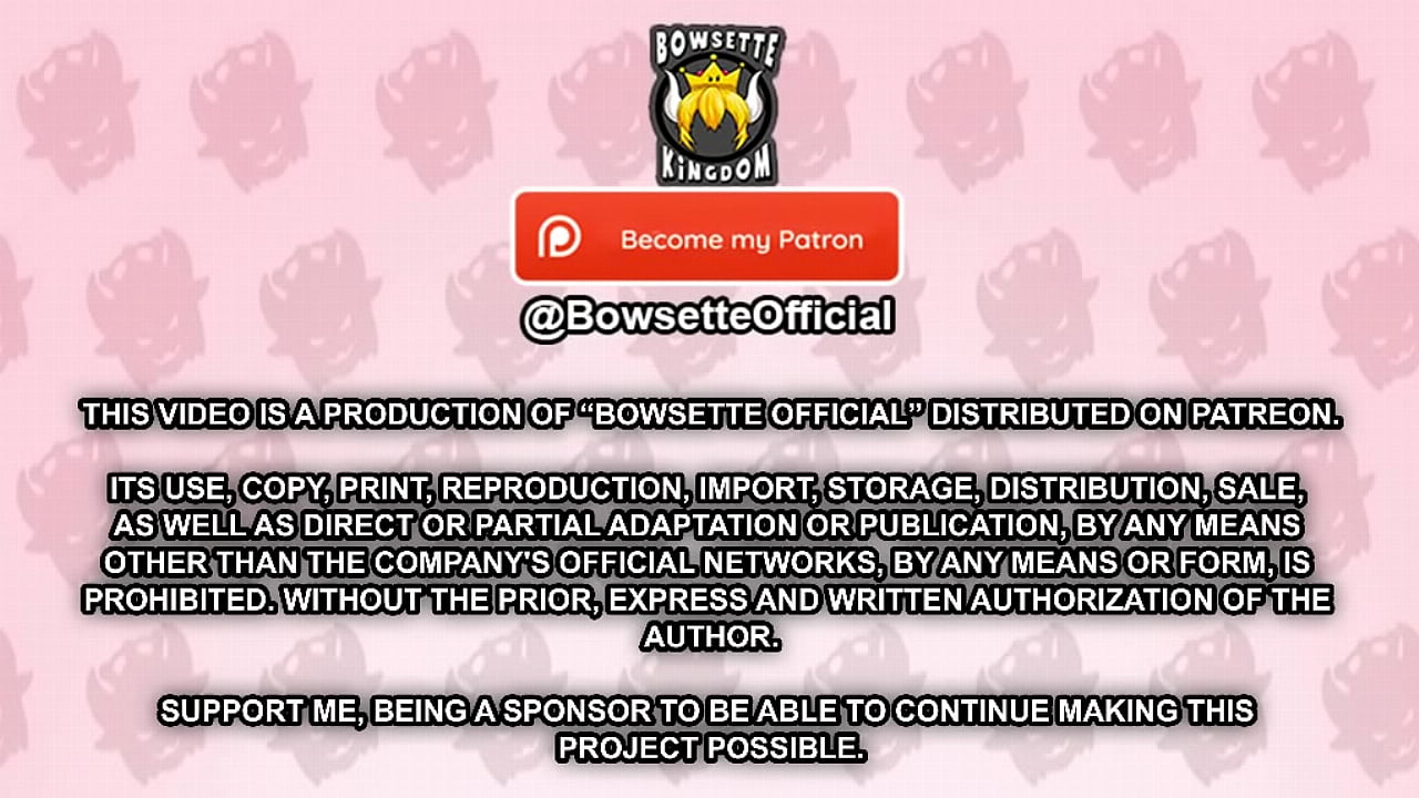 Princess Bowsette gives you instructions to masturbate roleplay