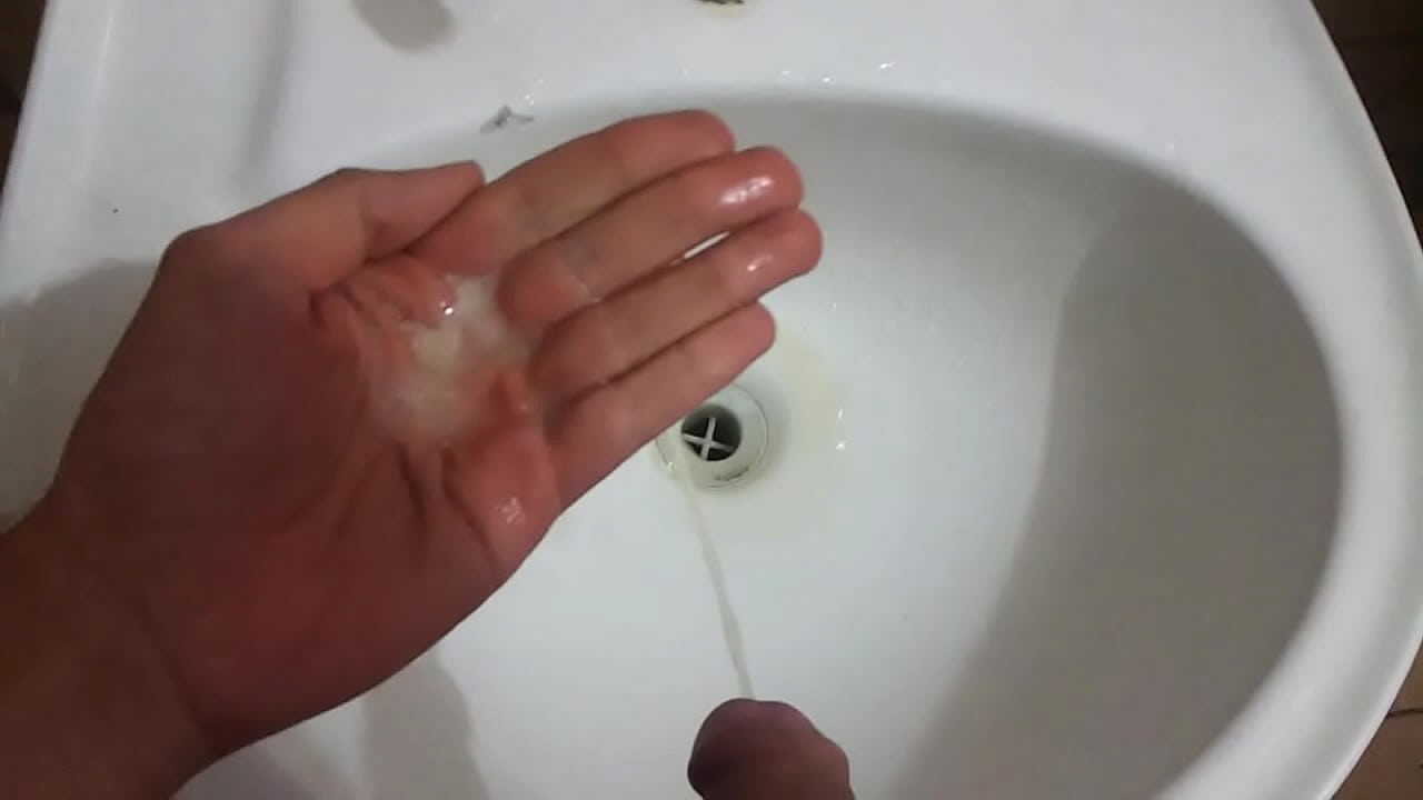 REAL Pissing White Creamy Cum - No Hands