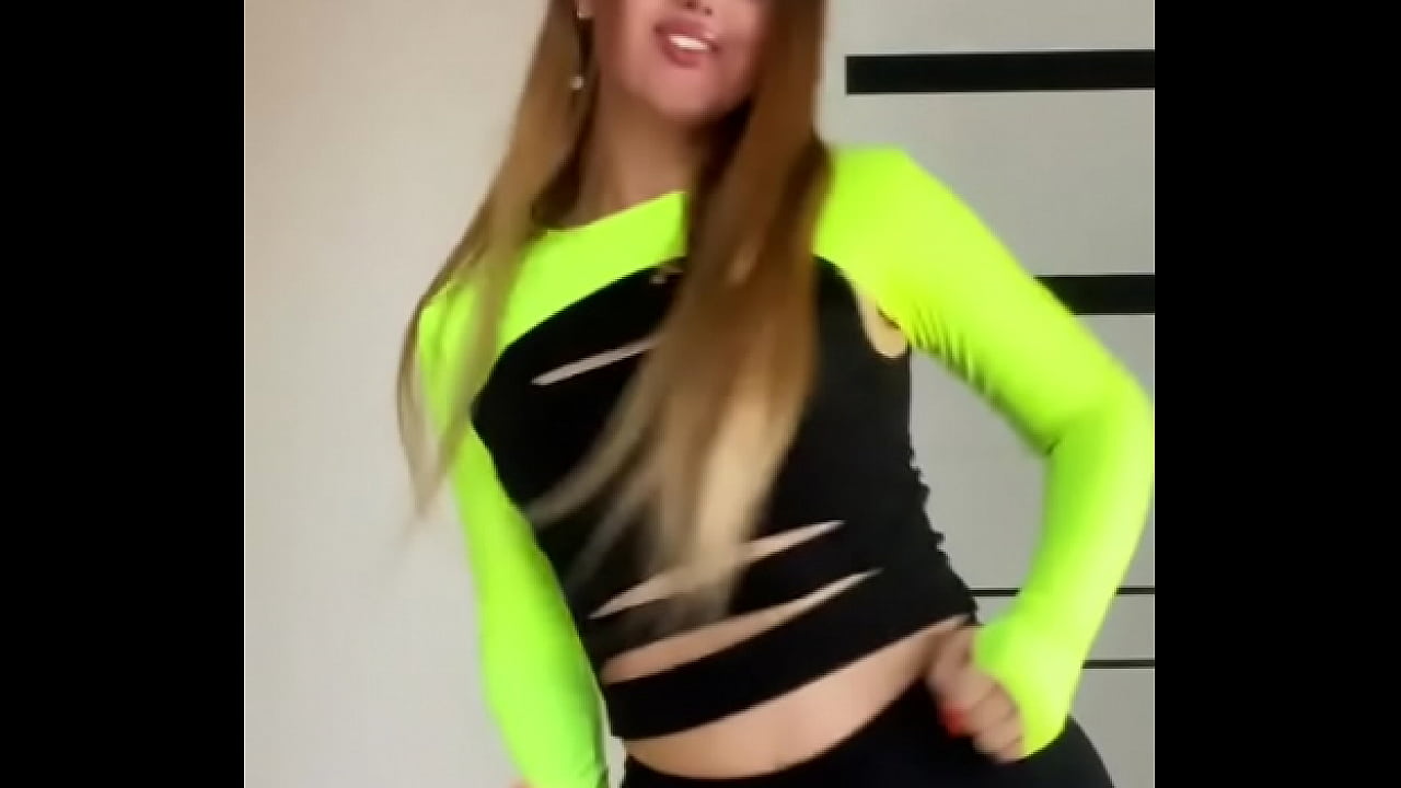 Hot tik tok video with beauty