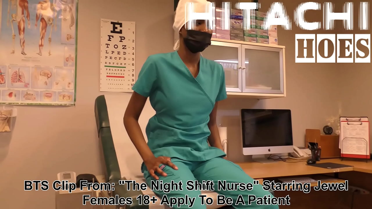 BTS Jewel in Movie The Night Shift Nurse Needs An Orgasm, Setting Up The Exam room and discussing the scenes ,See Full Medfet Movie Exclusively On @HitachiHoes   Many More Films!