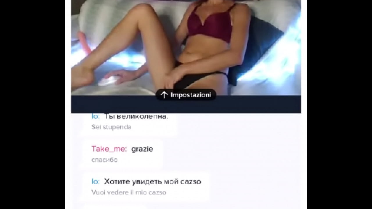 Webcam porno con ragazza bionda