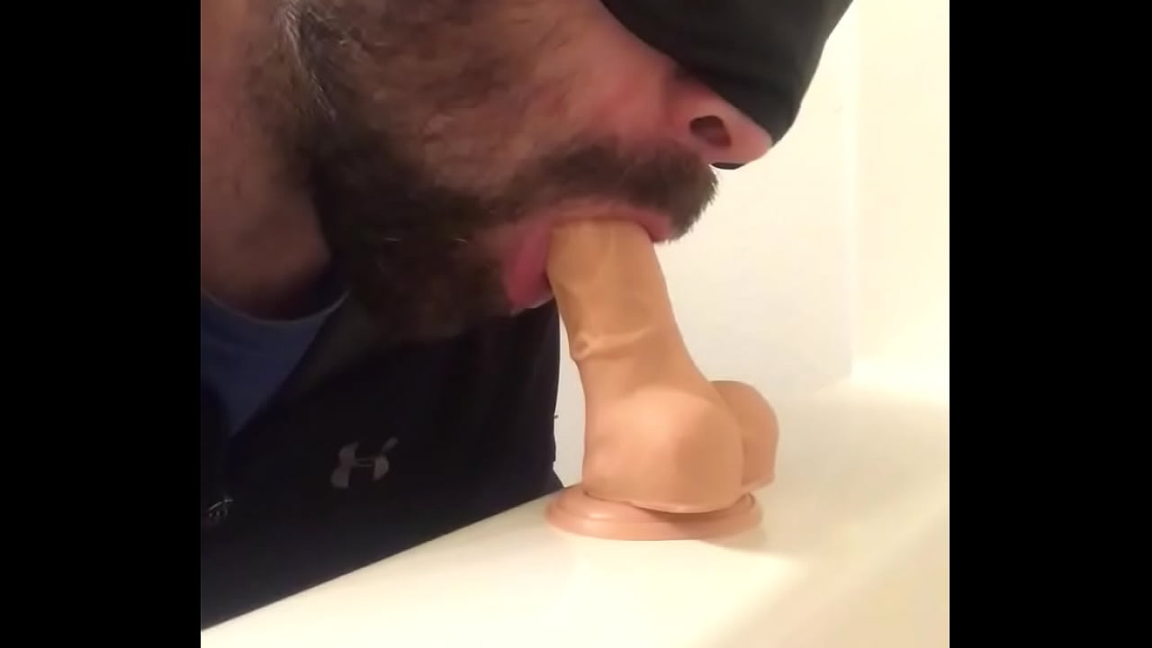 Sensually sucking dick