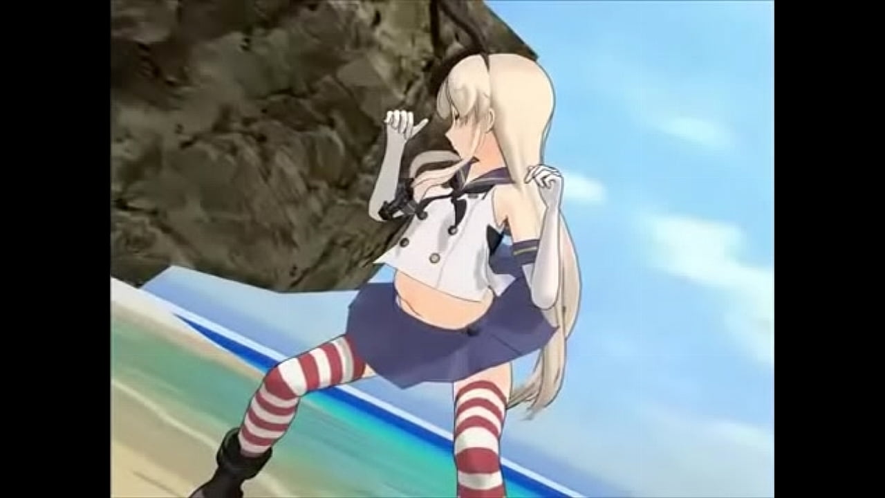 Shimakaze Hentai MMD Naked