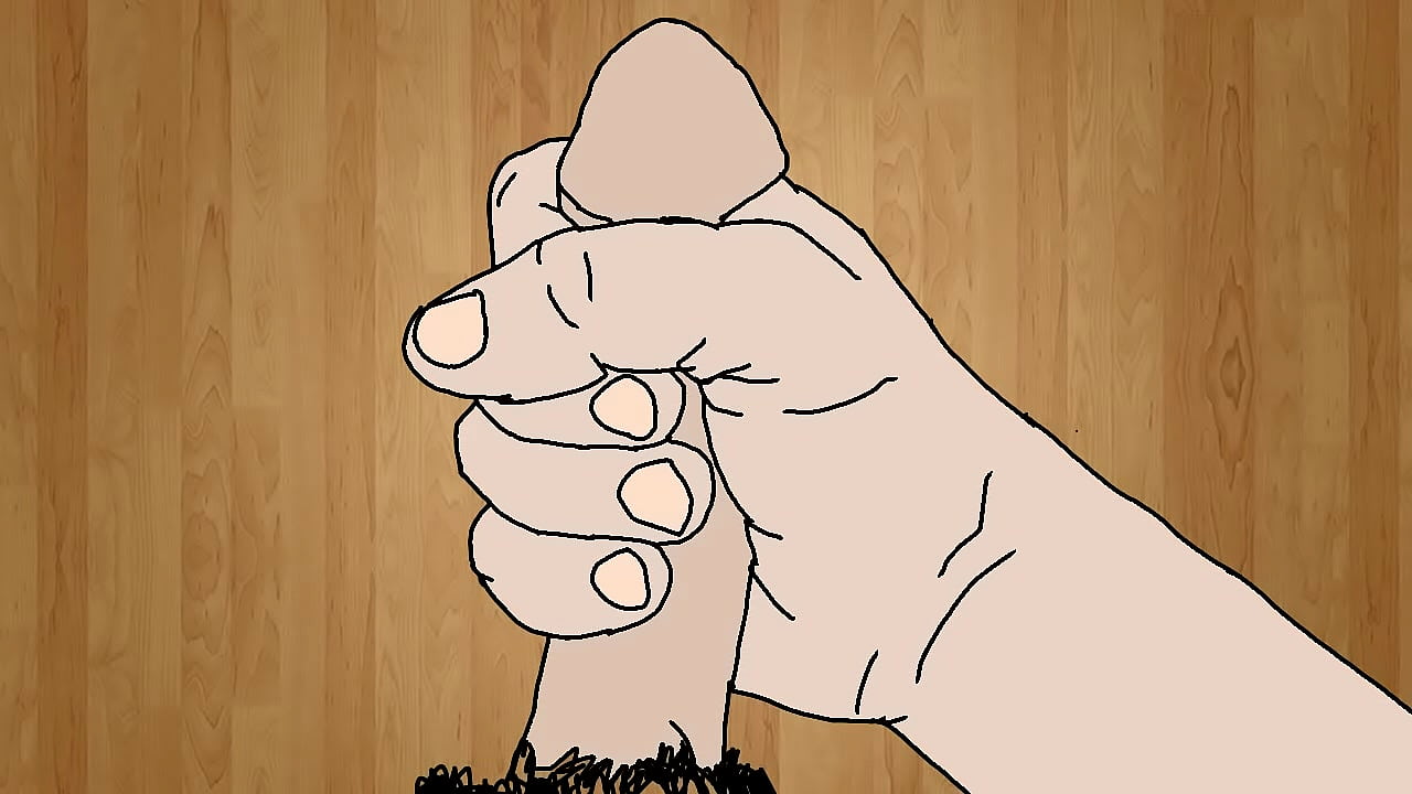 An animation of me rubbing myself